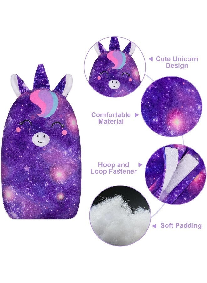 FIODAY Car Seat Belt Covers for Kids Unicorn Seat Belt Pillow Soft Seat Belt Cushion Adjust Seat Strap Pillow Head Neck Support for Children Baby Boys Girls Travel - Image 3